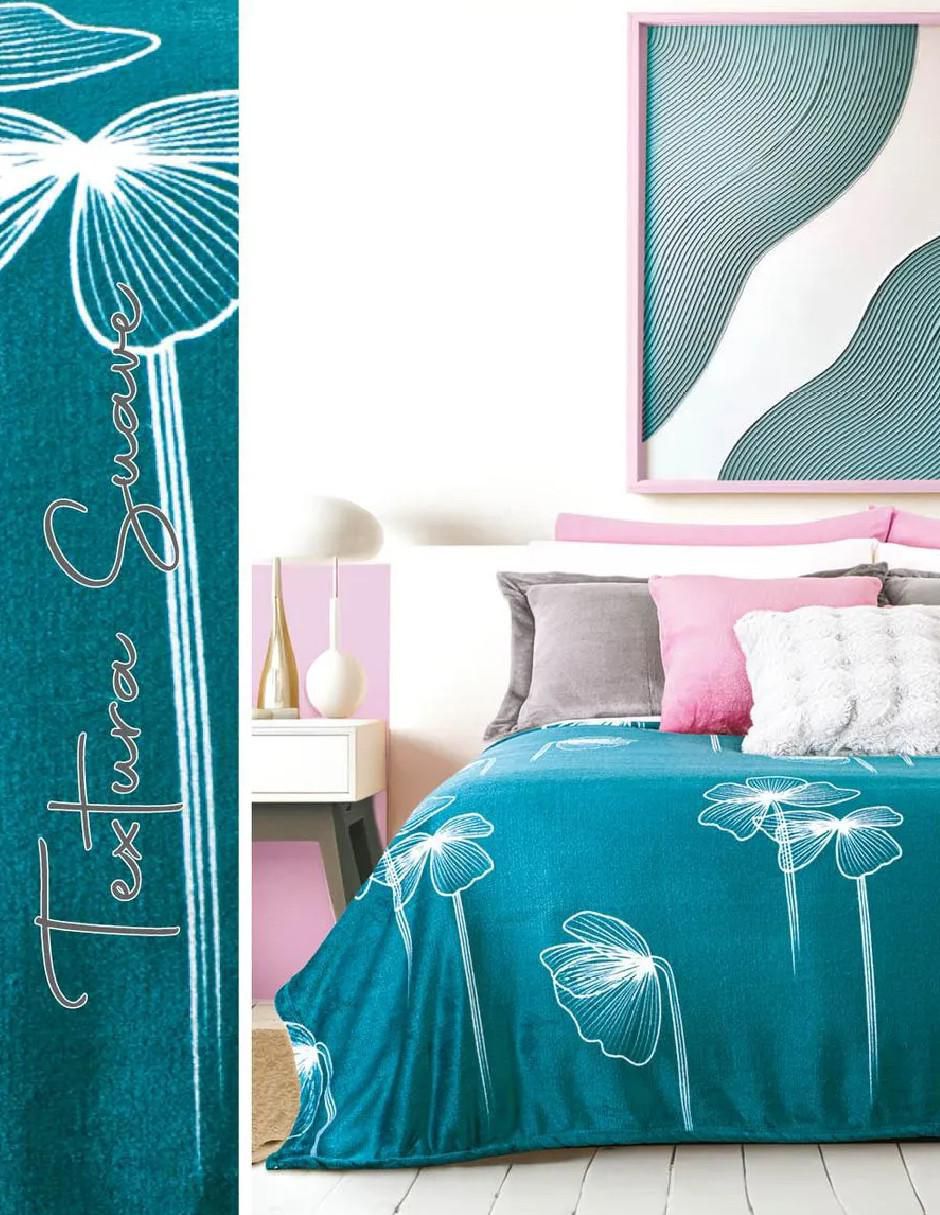 Cobertor Ultraligero Bliss estampado geométrico 2