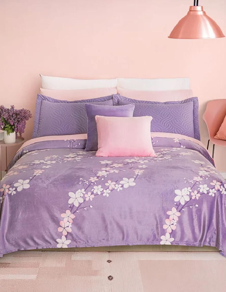 Cobertor estampado floral Cobertor estampado floral