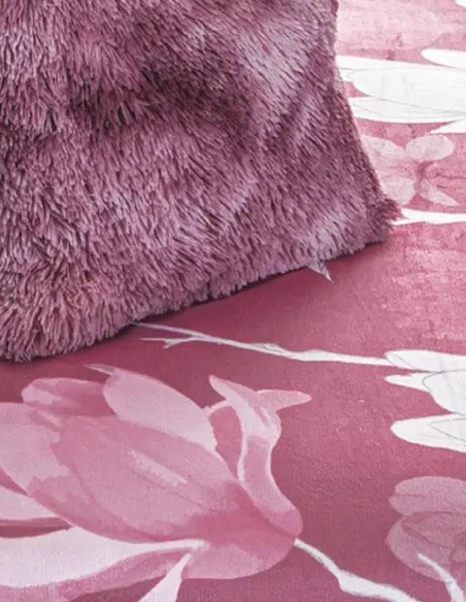 Cobertor estampado floral 5