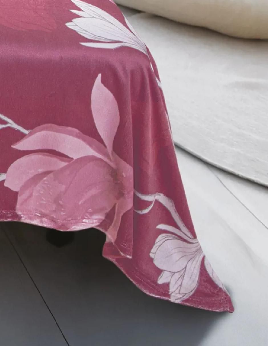 Cobertor estampado floral 6