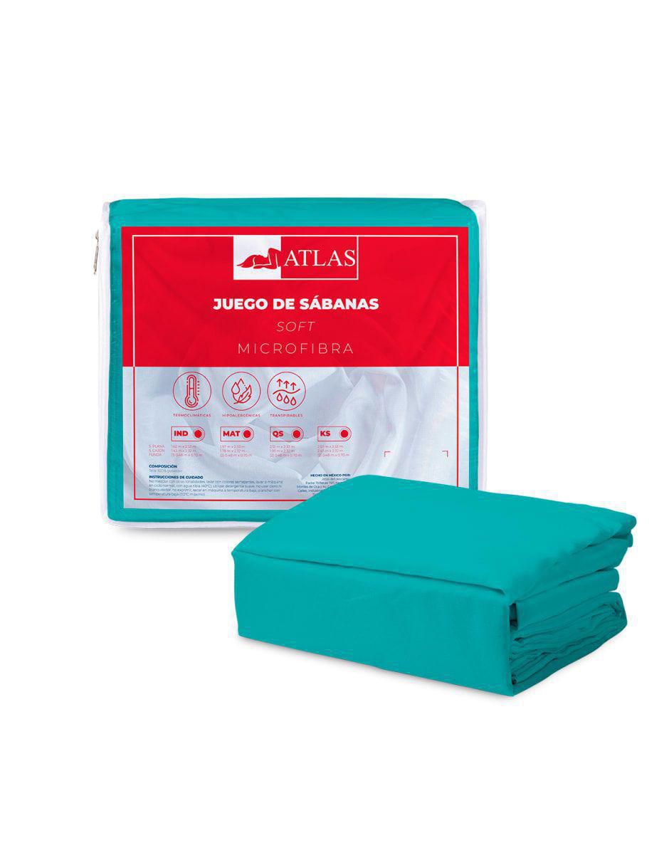 Juego de sábanas de microfibra 100 hilos Atlas Basic 3