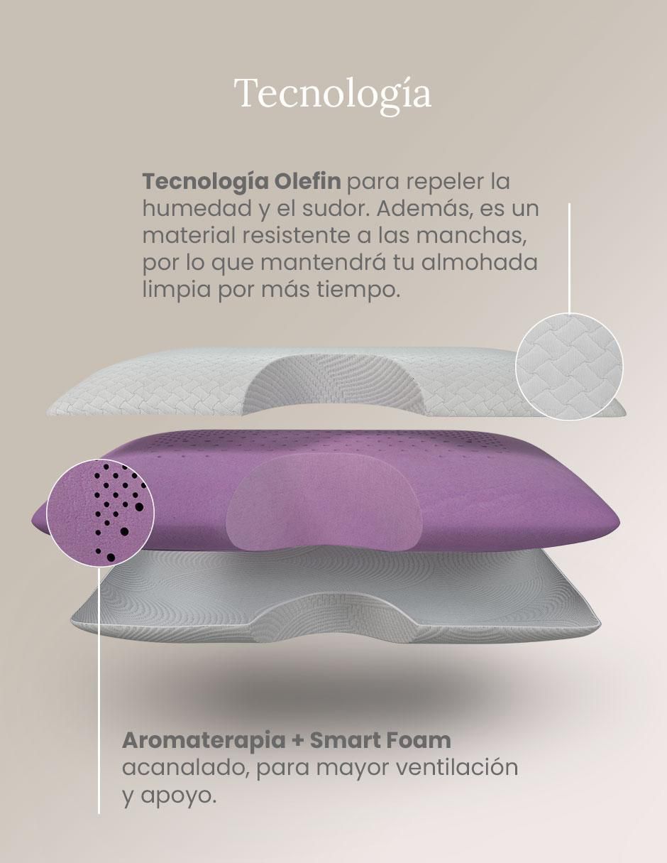 Almohada Cervical Lavanda firmeza media 5