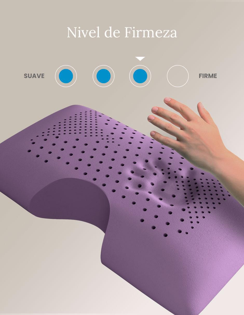 Almohada Cervical Lavanda firmeza media