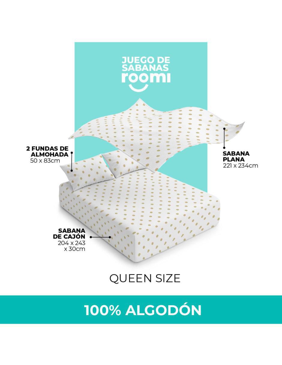 Juego de sábanas de algodón 5