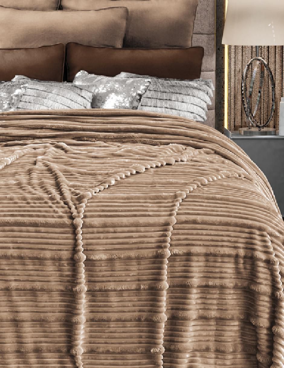 Cobertor  Deluxe Toffee