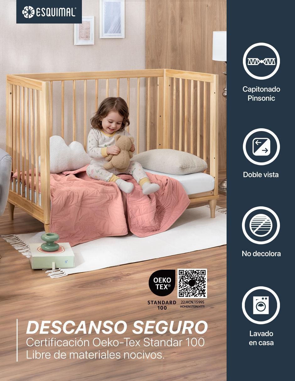 Set edredón Esquimal Pinsonic Velvet Mate Cuna