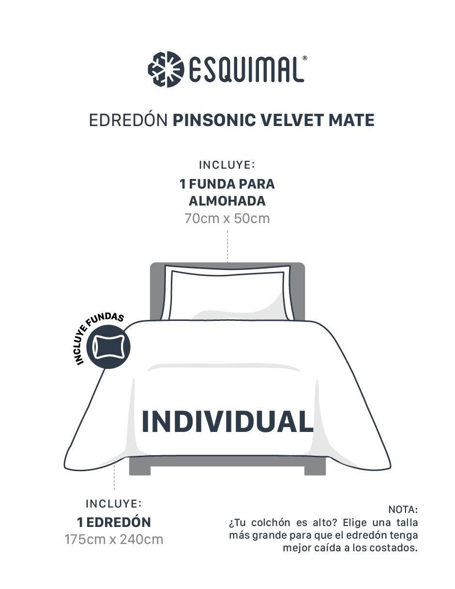 Set edredón Esquimal Pinsonic Velvet Mate