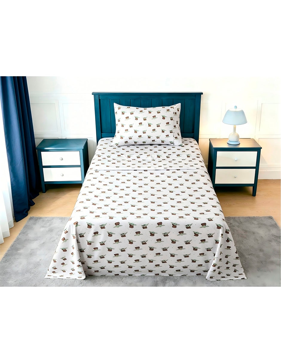 Juego de sábanas de poliéster Grogu 7