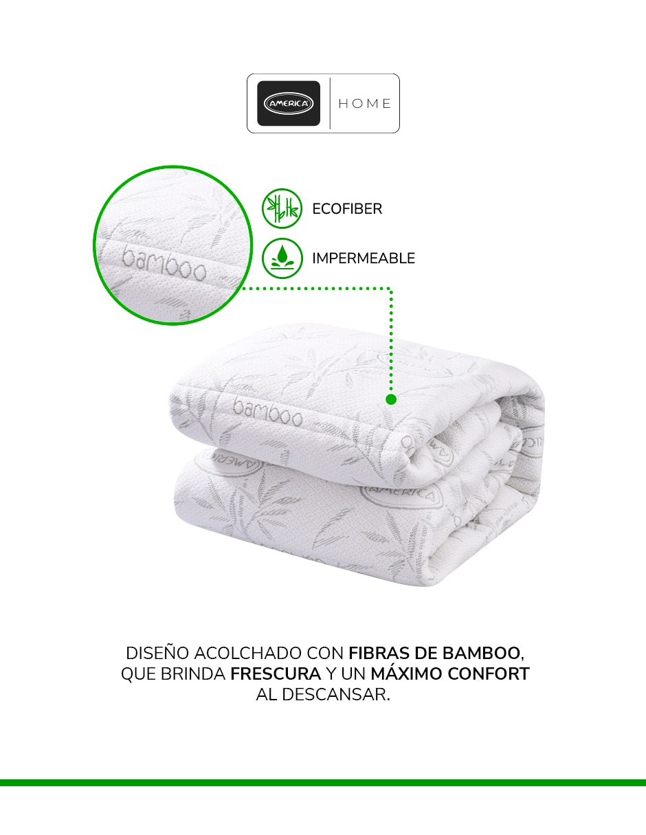 Protector de colchón Bamboo transpirable 7