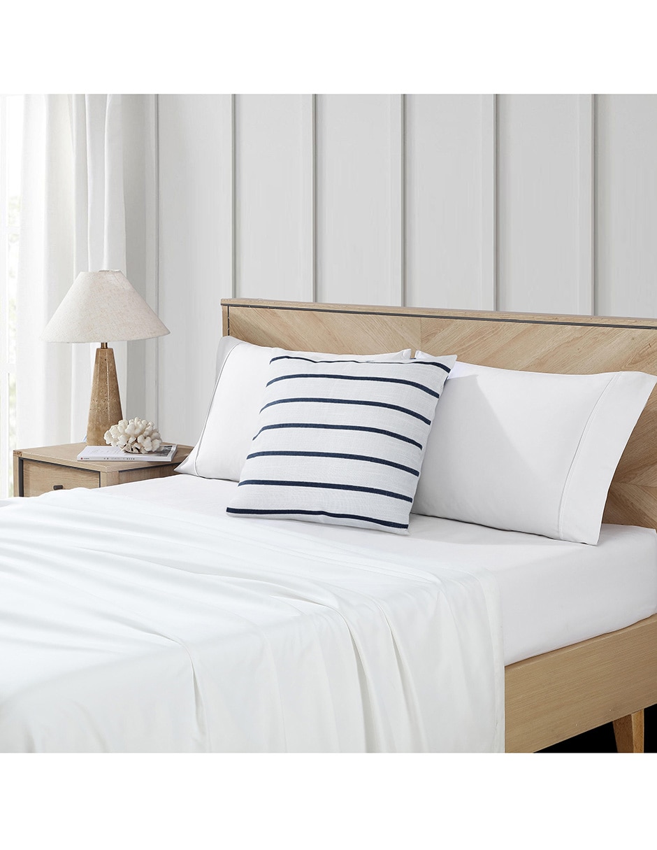 Cojín decorativo Nautica Wave Stripe Embroidery