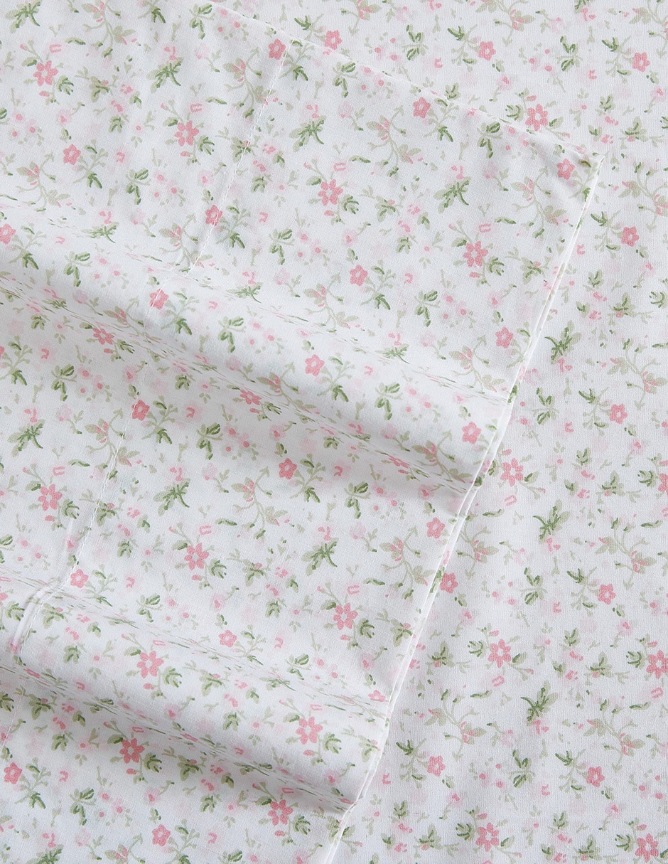 Juego de sábanas de algodón Laura Ashley Evie Pink 4