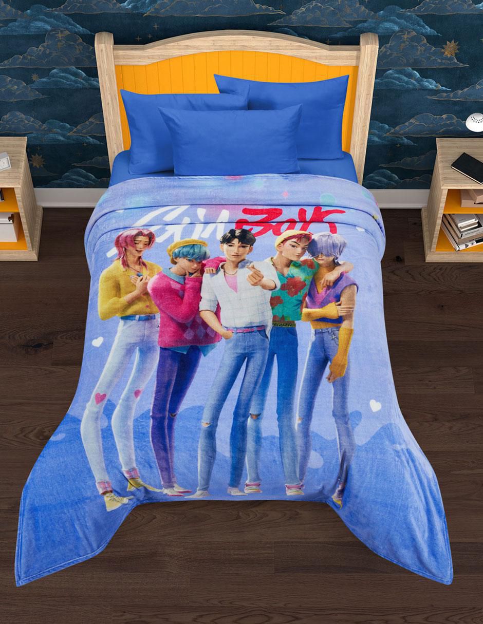 Cobertor  Serenity Guerreras K-Pop Saja Boys estampado infantil 2