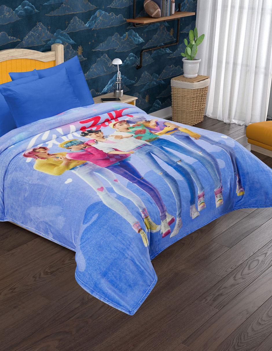 Cobertor  Serenity Guerreras K-Pop Saja Boys estampado infantil 3