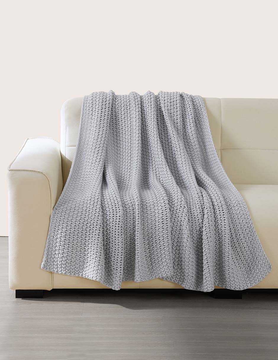 Frazada de tejido punto Knitting 5
