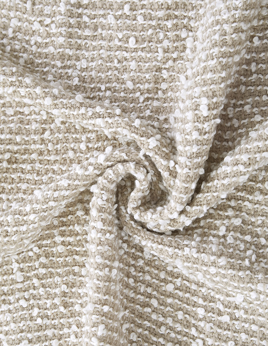 FRAZADA BOUCLE ANHELO, ESTÁNDAR, BEIGE FRAZADA BOUCLE ANHELO, ESTÁNDAR, BEIGE