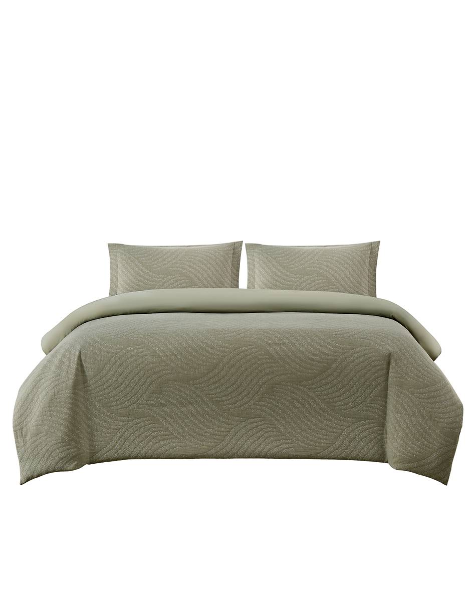 Set de Funda Duvet de Algodón Palm Jacquard Set de Funda Duvet de Algodón Palm Jacquard