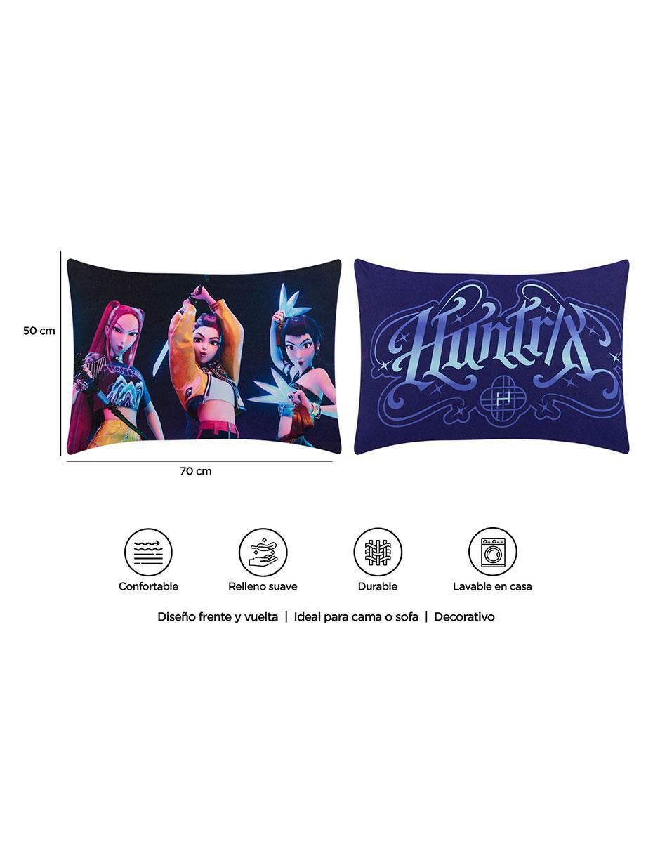Almohada Providencia reversible Guerreras K-pop heroínas firmeza media