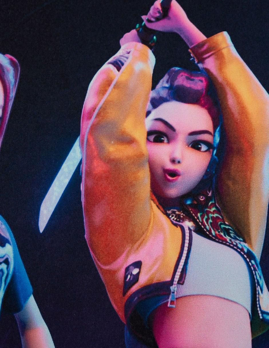 Almohada Providencia reversible Guerreras K-pop heroínas firmeza media