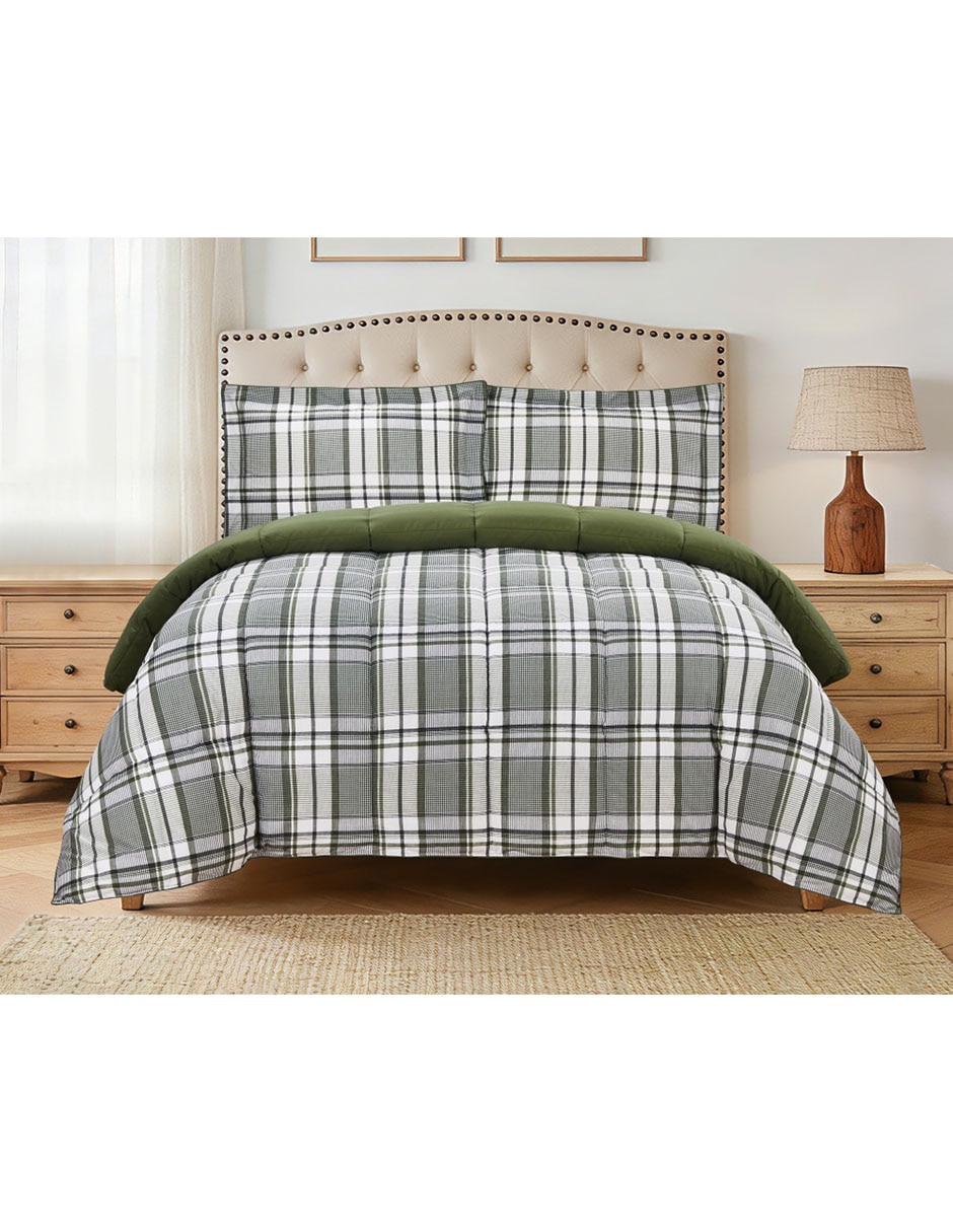 Set edredón Da Cotton Tartan 2