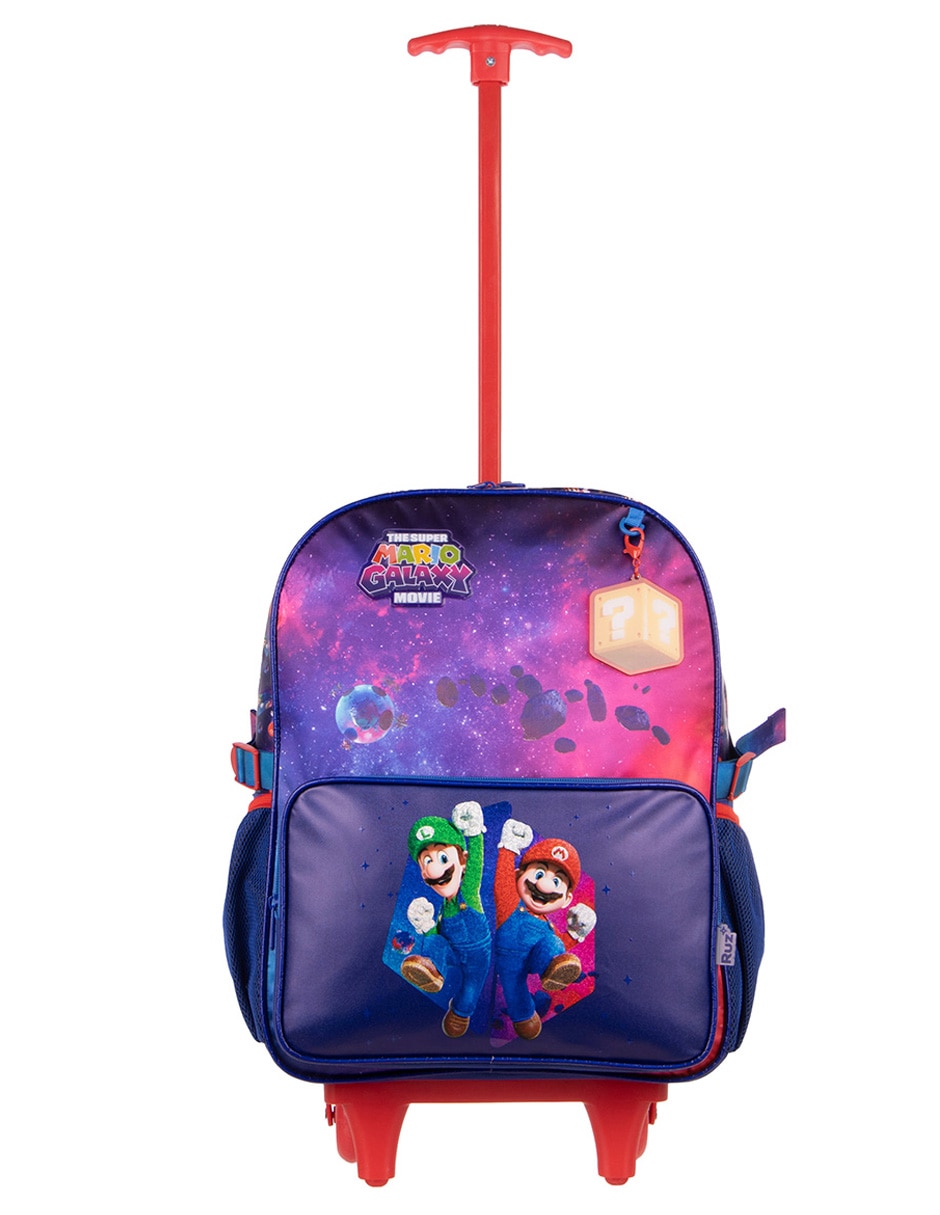 Mochila Con Ruedas Escolar Mario Bros Mario Bros Adivinanzas No