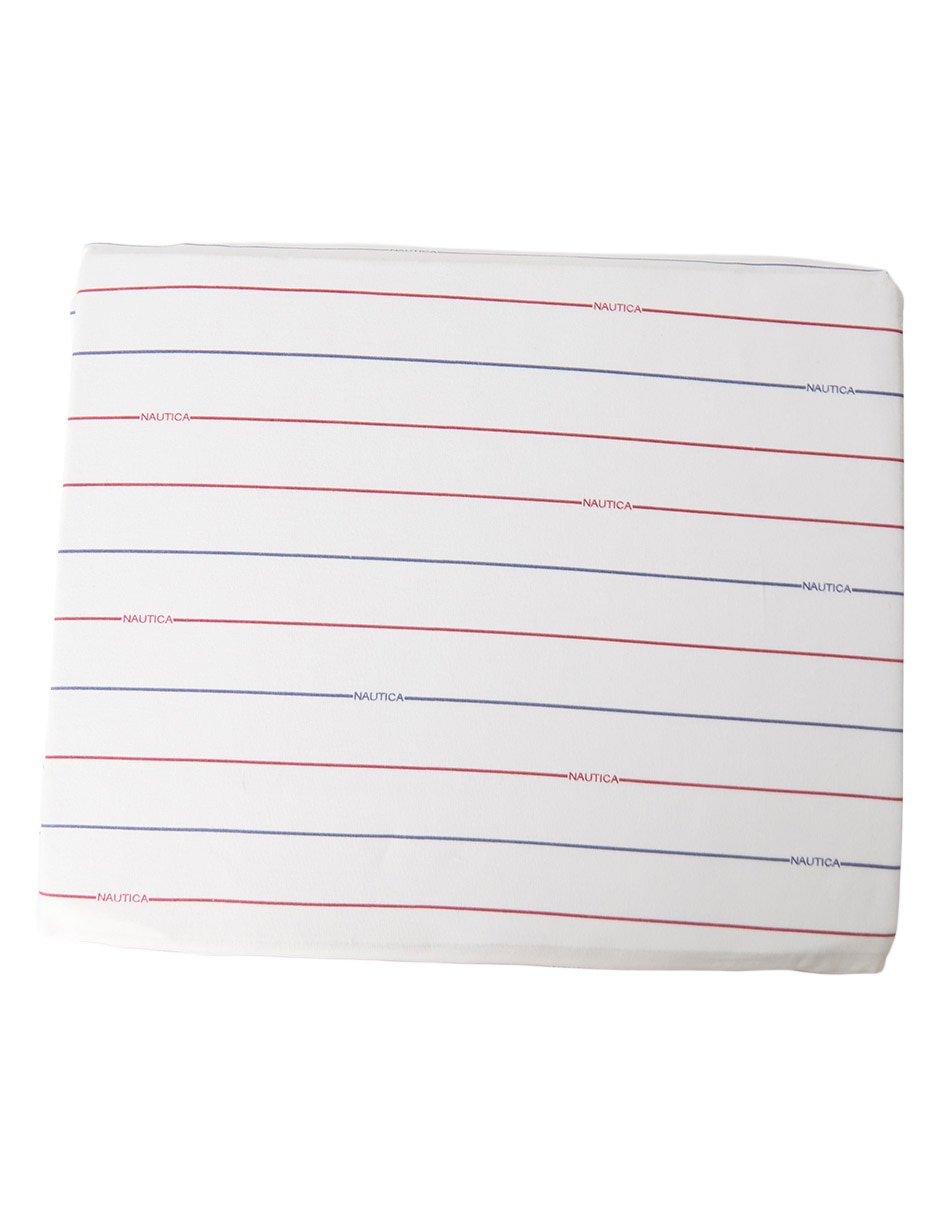 Juego de sábanas de algodón Streamline Navyred