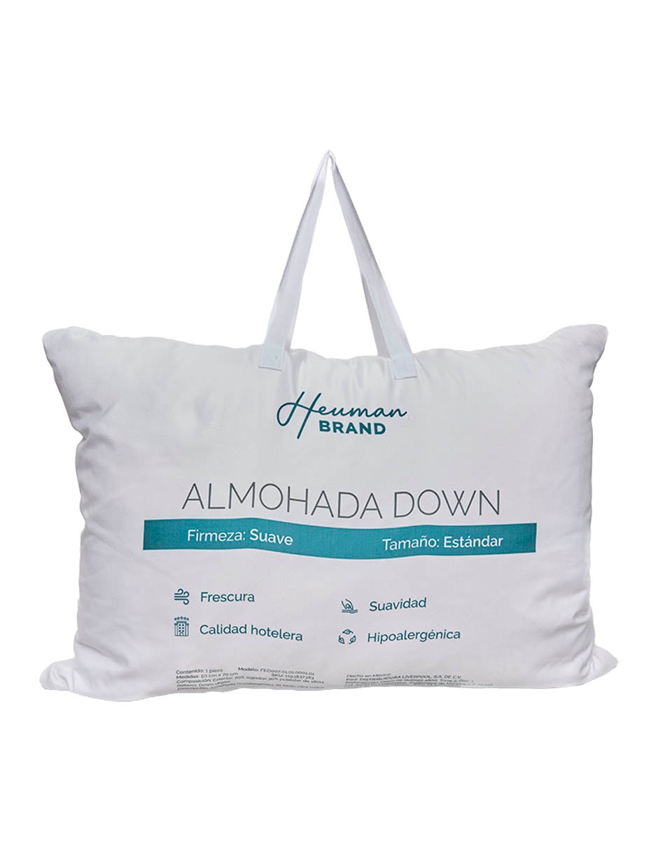 Almohada Hueman Brand firmeza suave