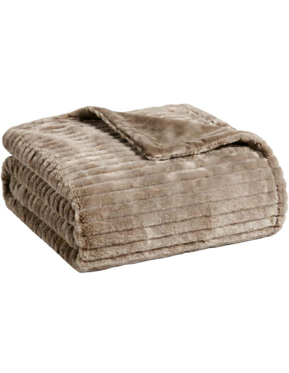 Frazada de tejido suave Luxe Throw Channel 1