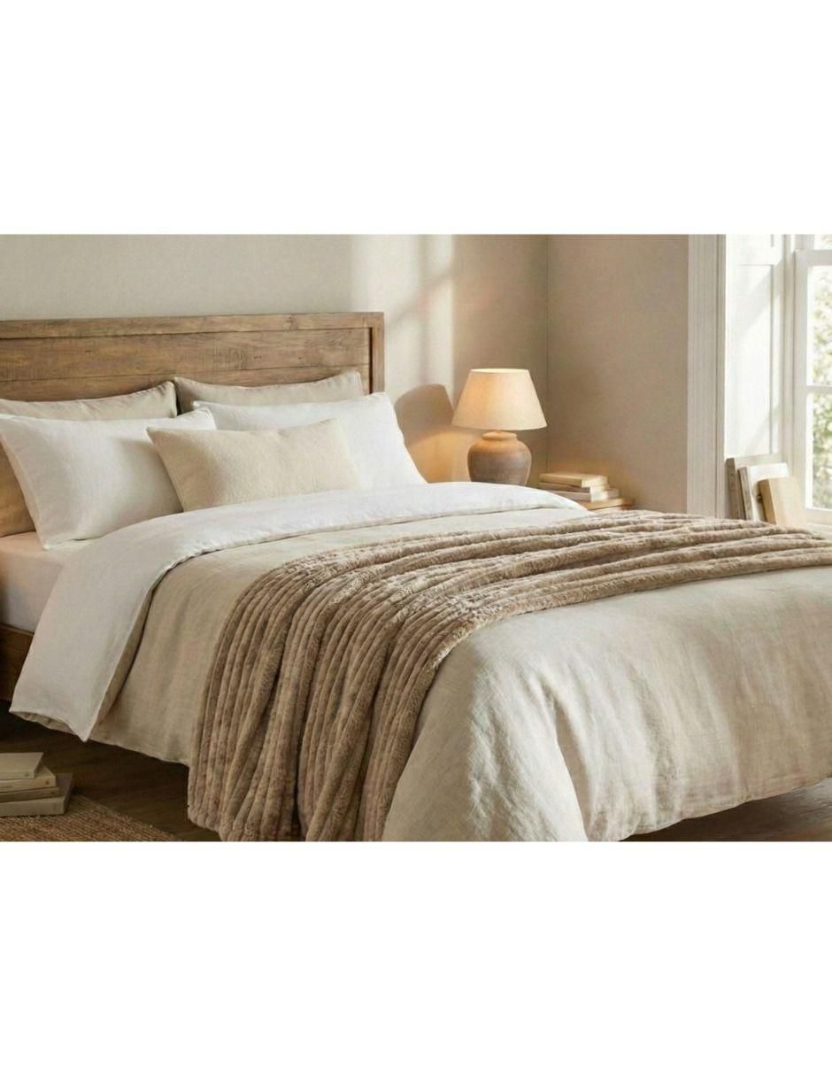 Frazada de tejido suave Luxe Throw Channel 7