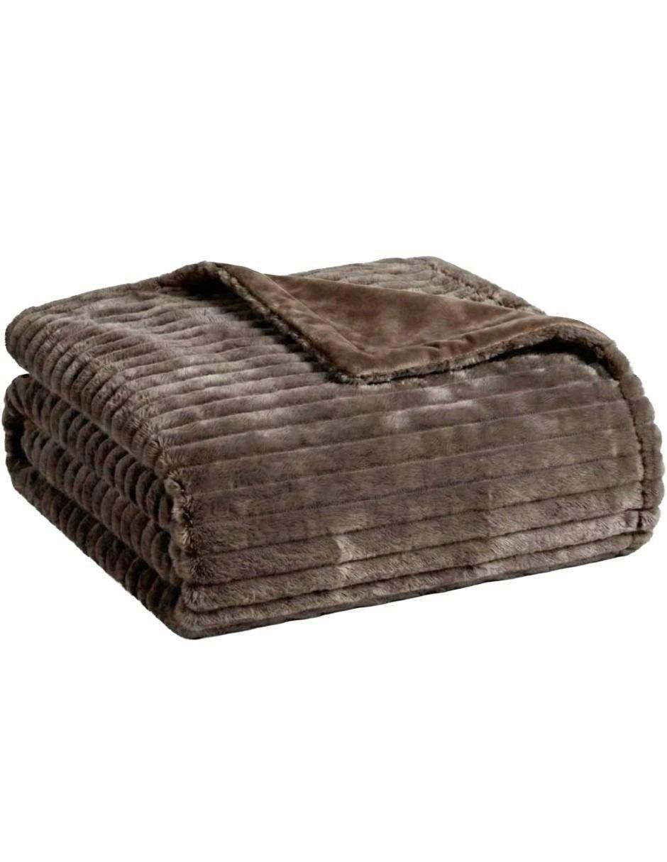 Frazada de tejido suave Luxe Throw Channel