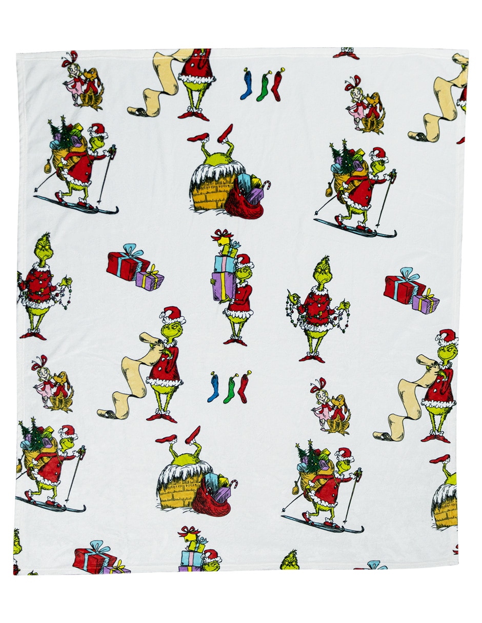 Frazada clásica de tejido flannel The Grinch & Friends unisex Frazada clásica de tejido flannel The Grinch & Friends unisex