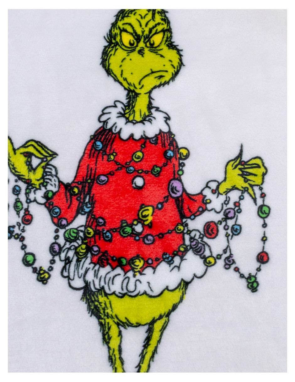 Frazada clásica de tejido flannel The Grinch & Friends unisex 3