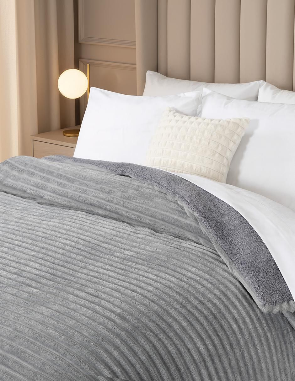 "cobertor" no aplica dormireal estocolmo gris "estampado" ninguno 3