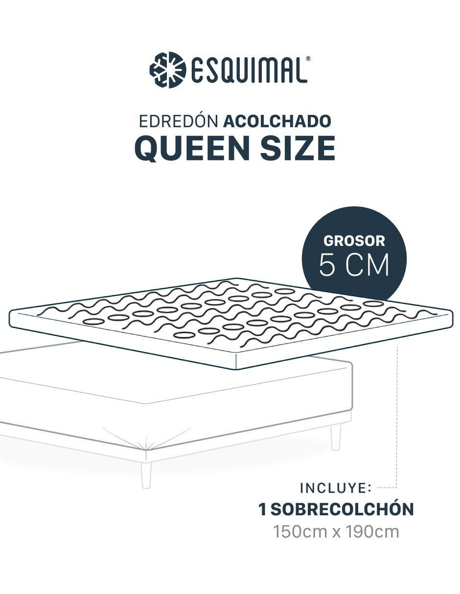 Colchoneta esquimal 5 cm 7 zonas memory foam confort medio