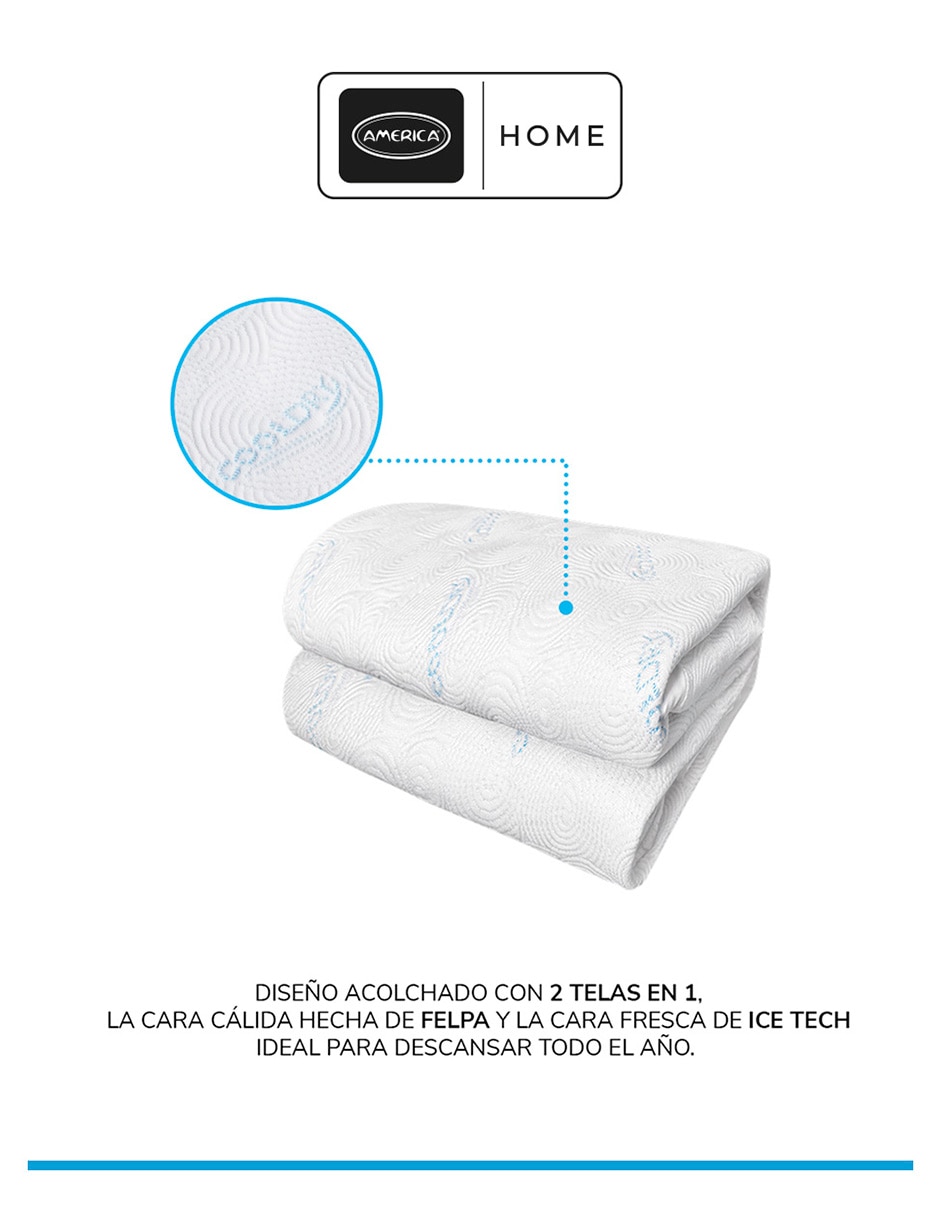 Protector de colchón america dual comfort cooling