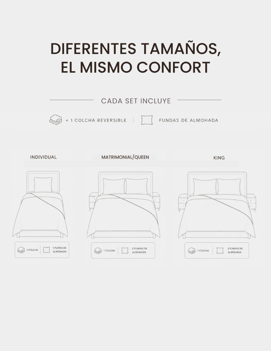 Set de colcha Mart Bamboo Bliss 6