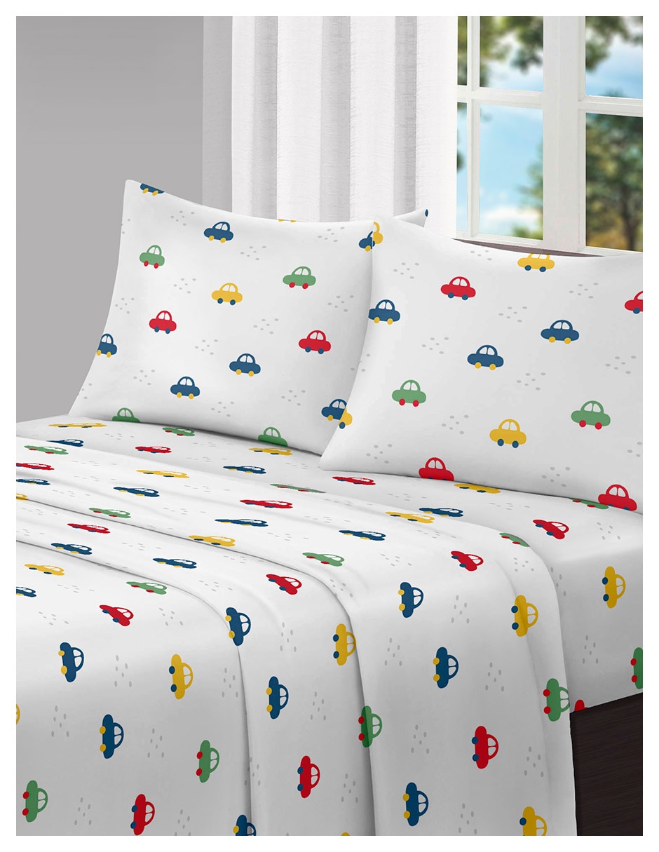 Juego de sábanas de fleece Car toy 1