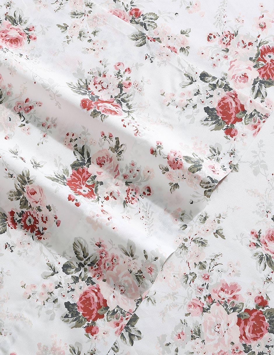 Juego de sábanas de algodón Laura Ashley Ashfield Rose 2