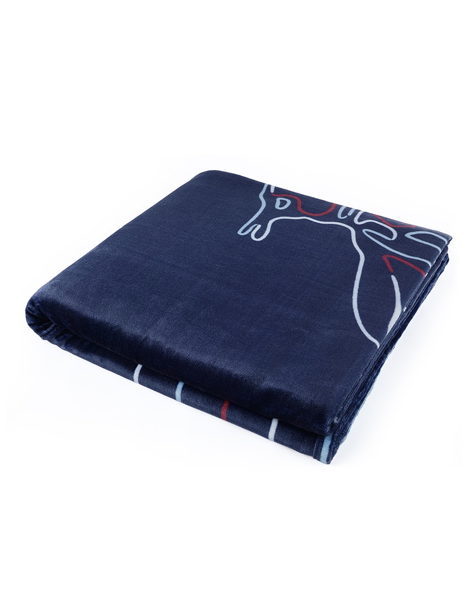 Cobertor pepe jeans danny navy estampado abstracto