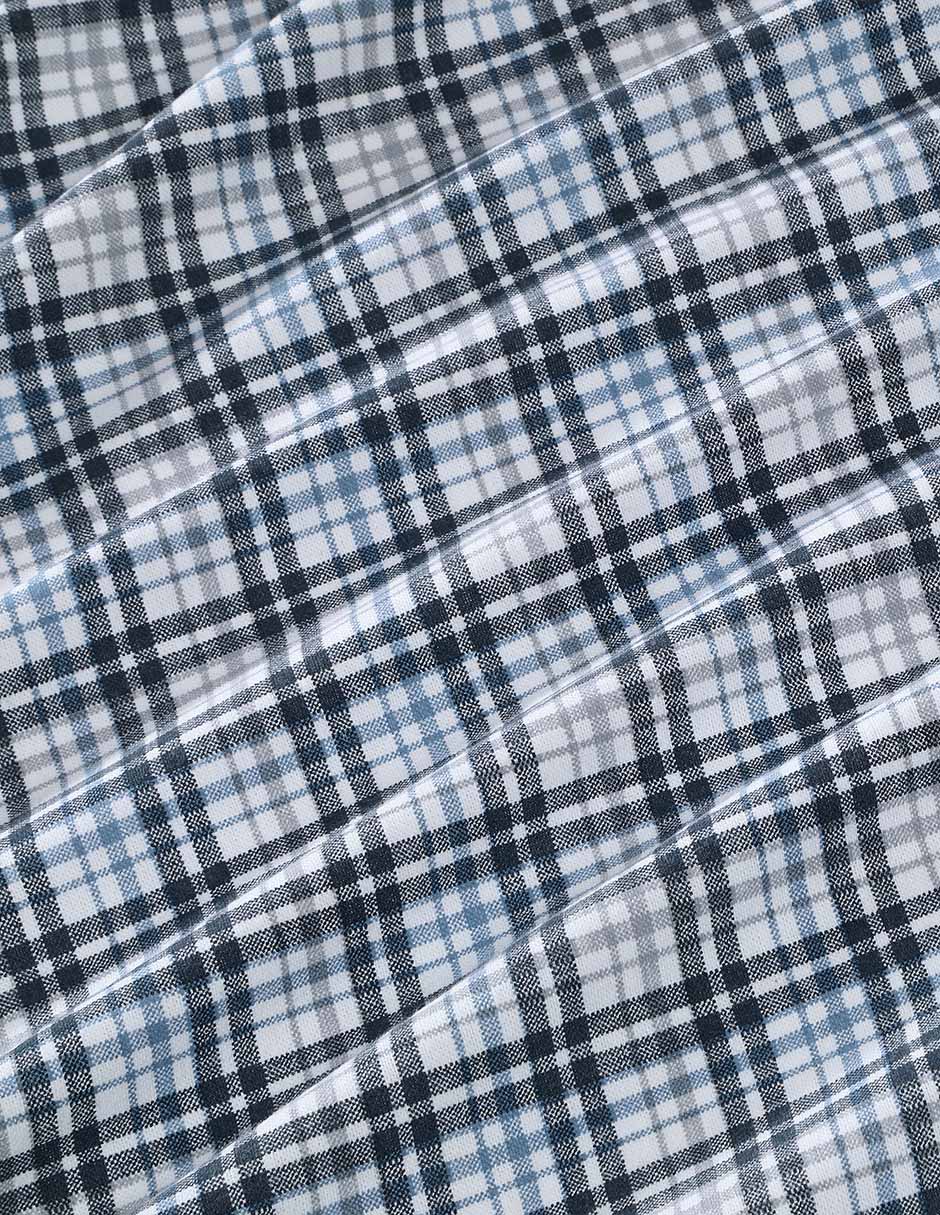 Juego de sábanas de 100% algodón Buford Plaid 2