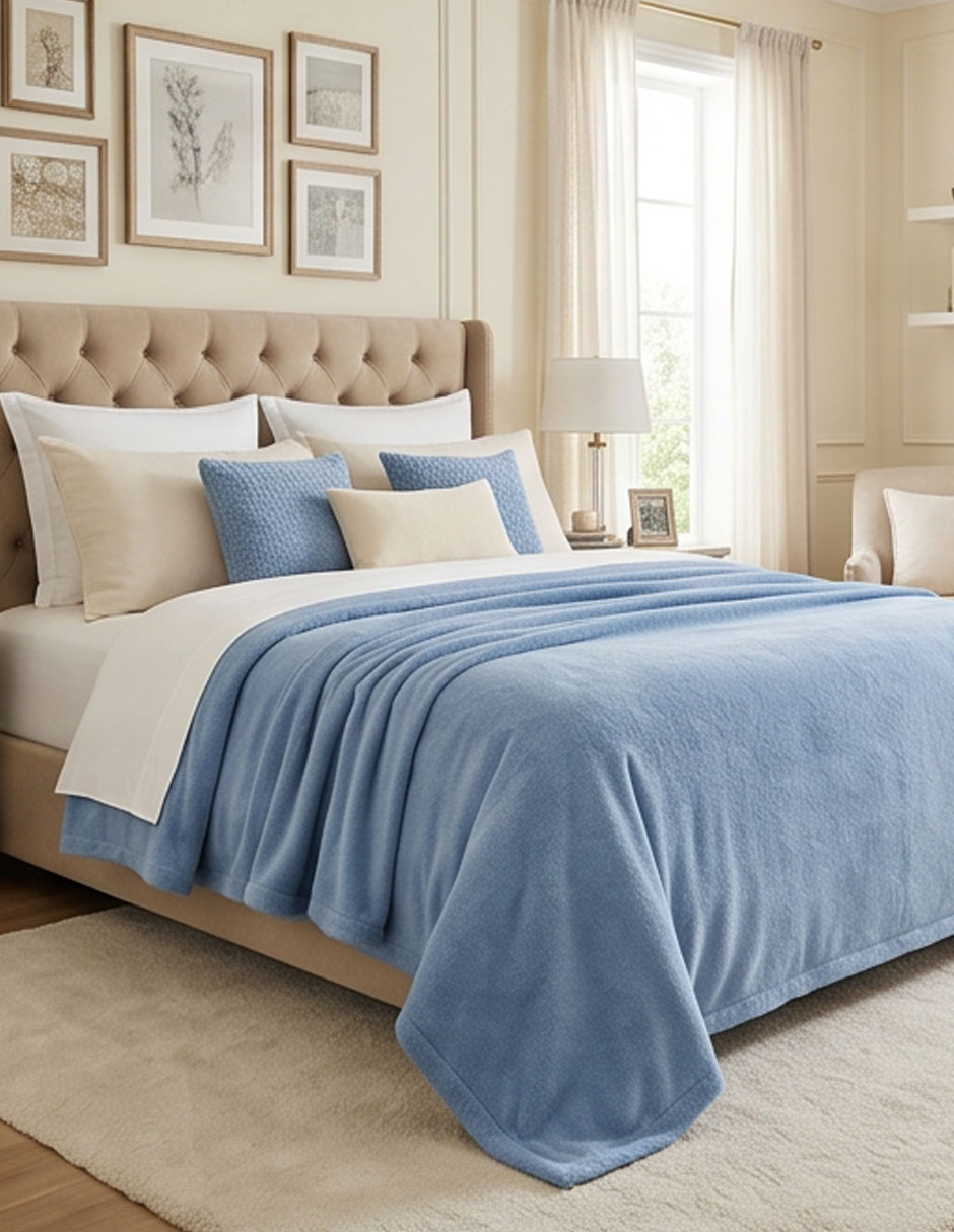 Cobertor I Serenity Cashmere estampado liso 4