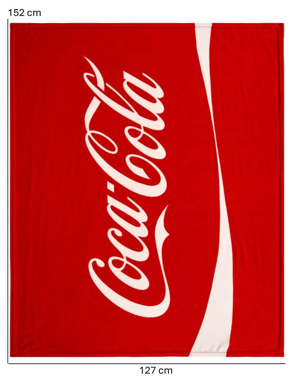 Frazada de tejido plano Coca Cola Classic 6