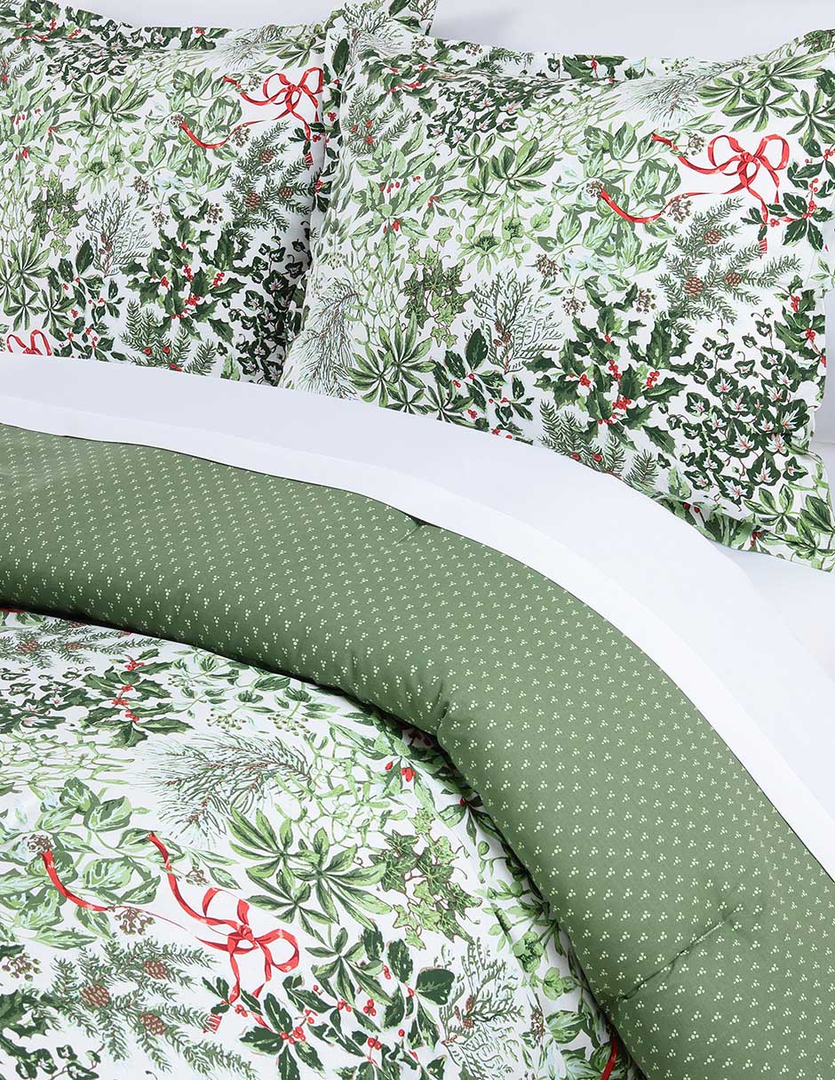Set edredón edredon laura ashley berry good evergreen 3