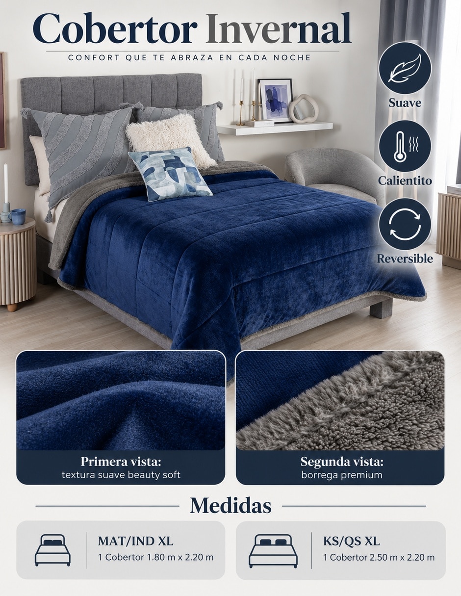 Cobertor estampado liso 4