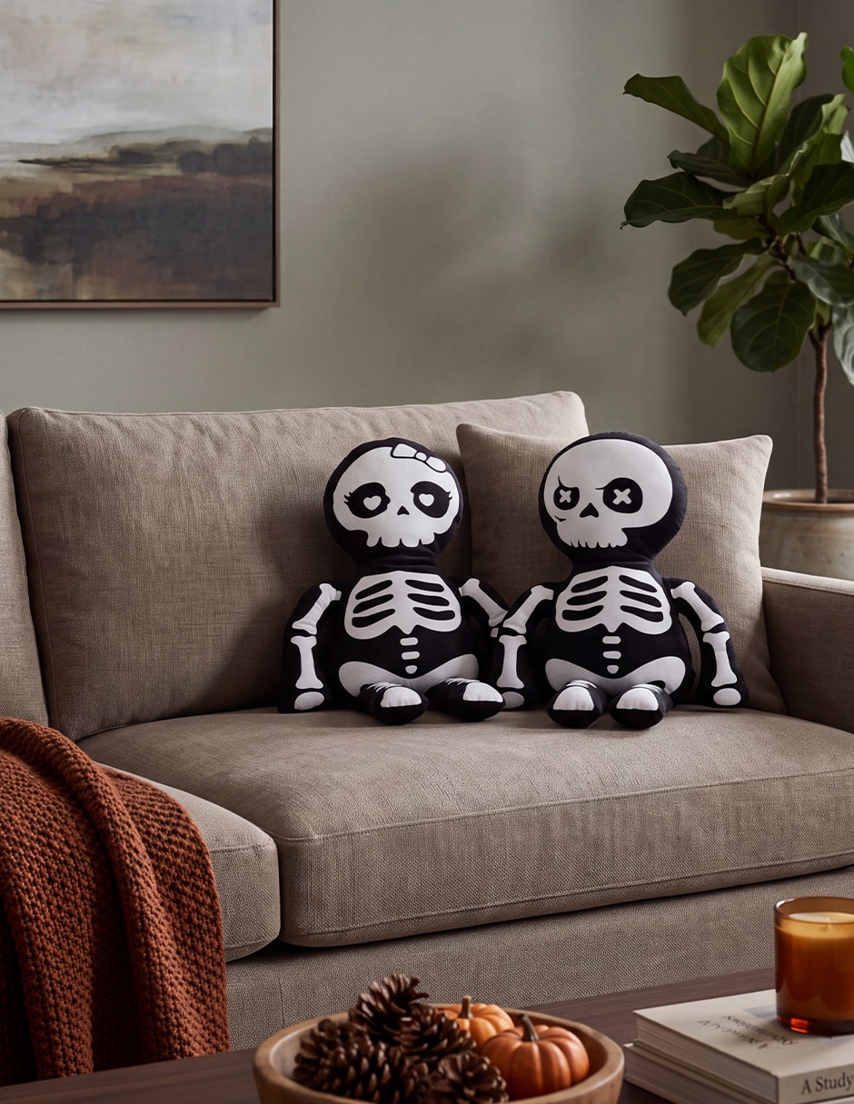 Set de cojín decorativo día de muertos 4