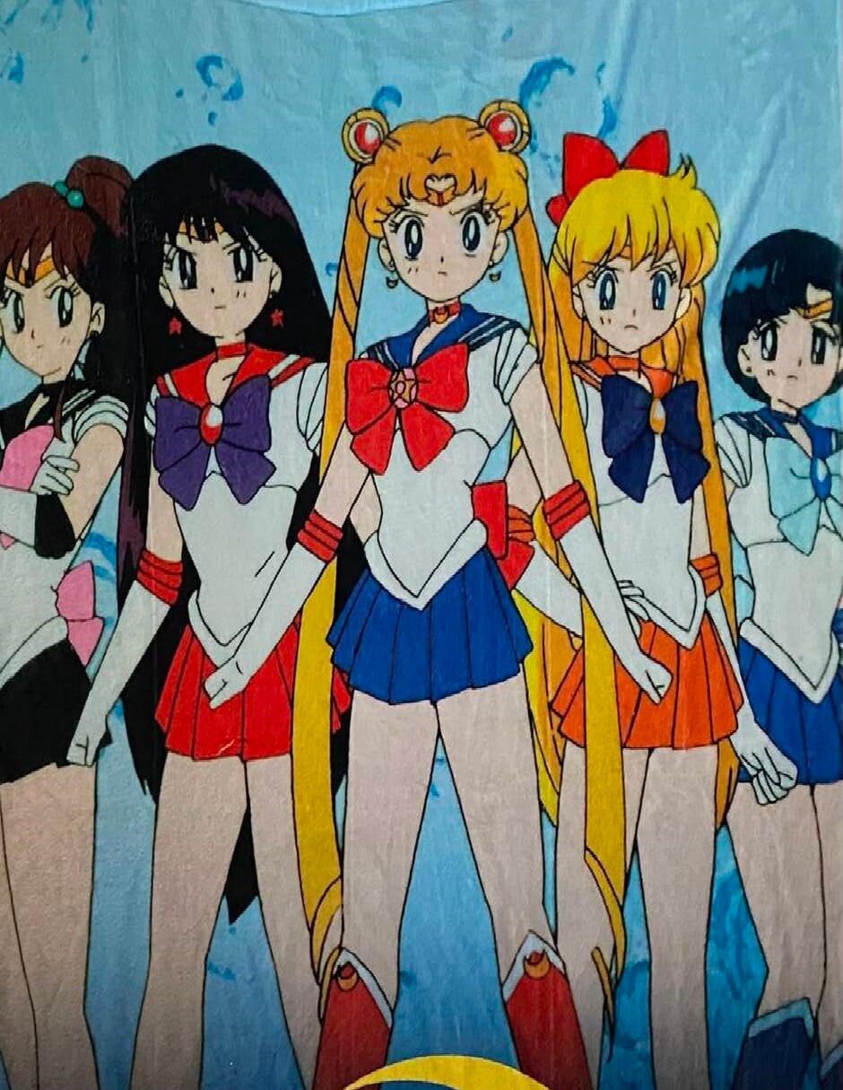 Cobija clásica de tejido suave sailor moon Cobija clásica de tejido suave sailor moon