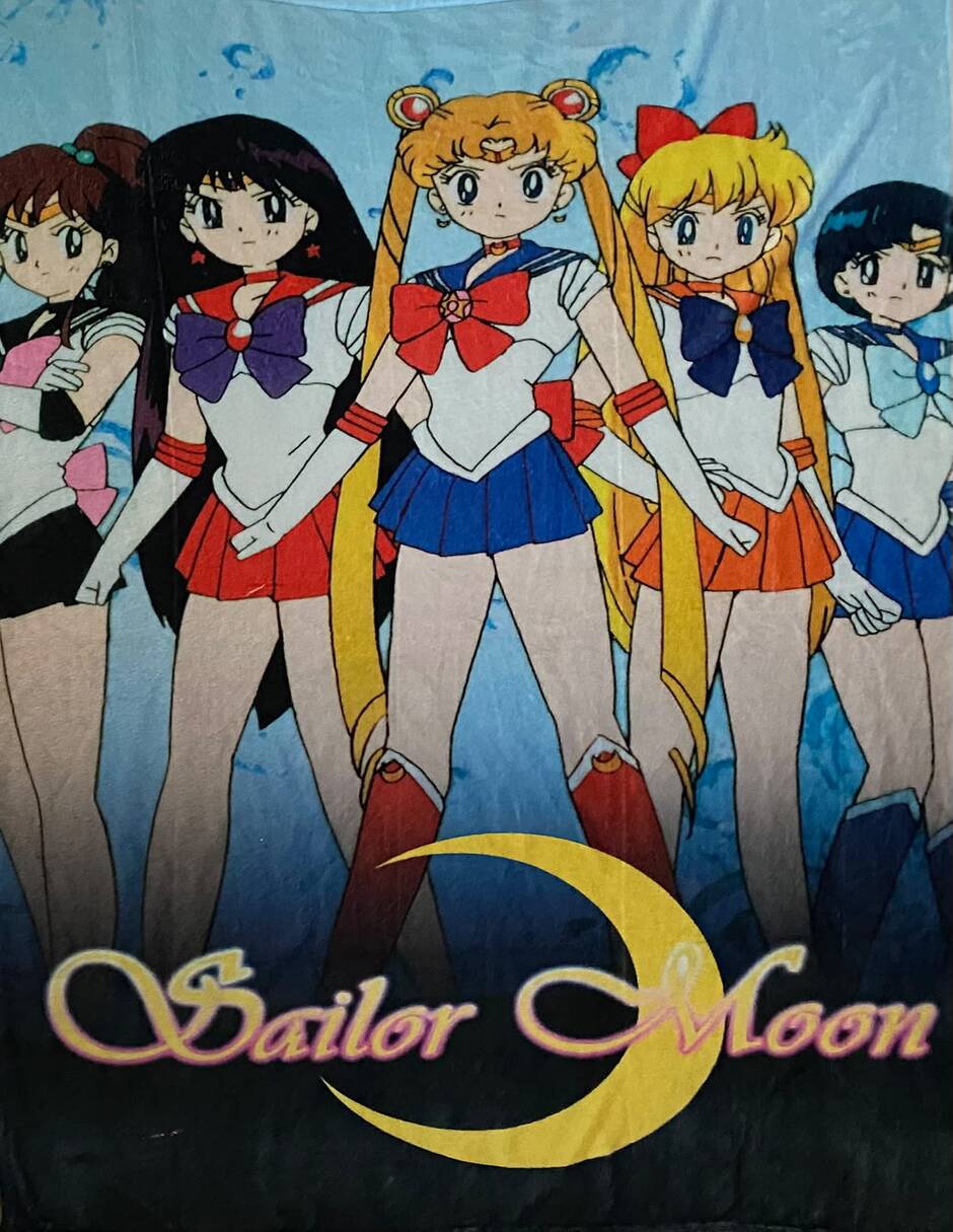 Cobija clásica de tejido suave sailor moon 2