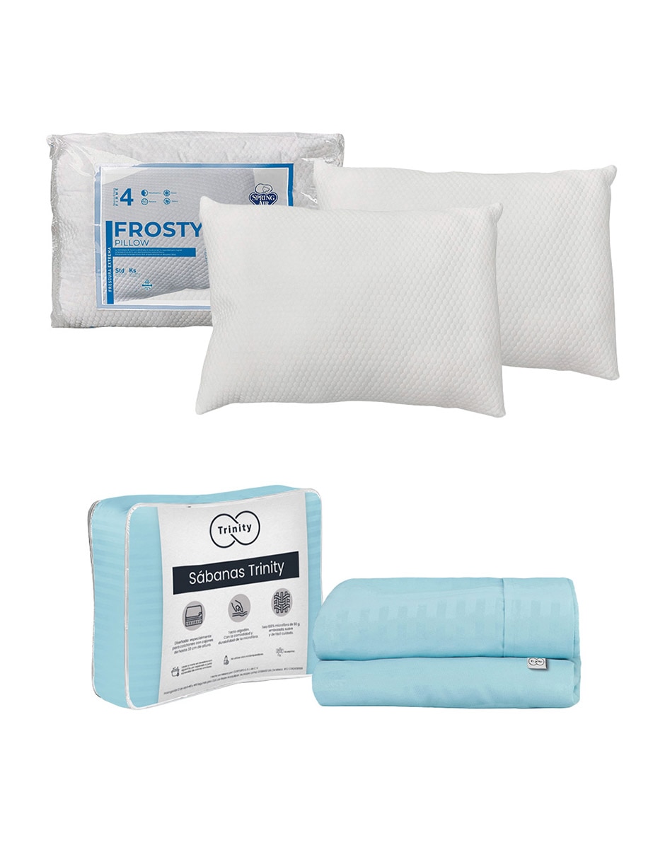 Juego de sábanas de poliéster 100 g Trinity Frosty Juego de sábanas de poliéster 100 g Trinity Frosty