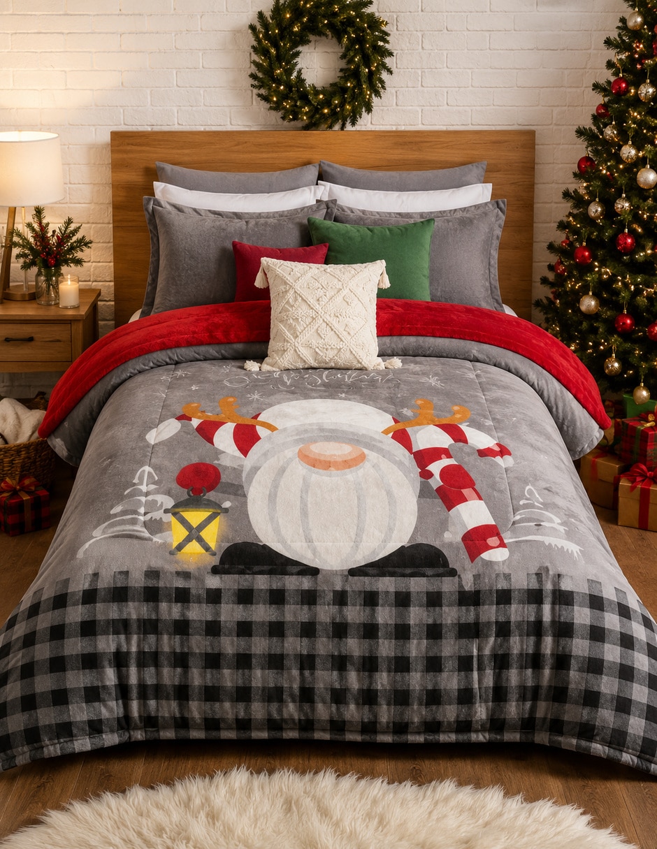 Cobertor Personajes navideños Cobertor Personajes navideños
