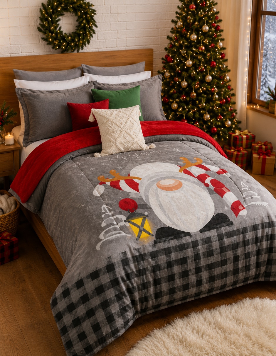 Cobertor Personajes navideños 5