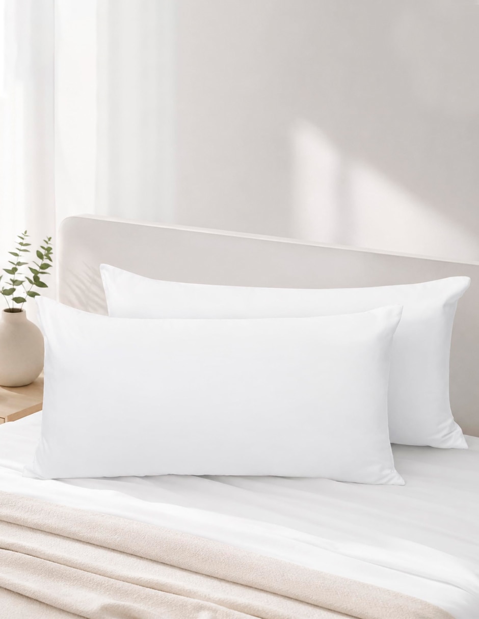 Set almohada de microfibra firmeza media